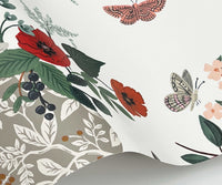 Tracy & Co Flower Studies Wallpaper Sample - Rose Multi
