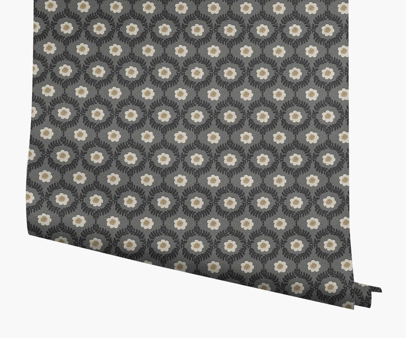 Tracy & Co Emma Wallpaper - Black