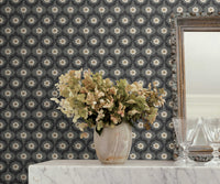Tracy & Co Emma Wallpaper Sample - Black