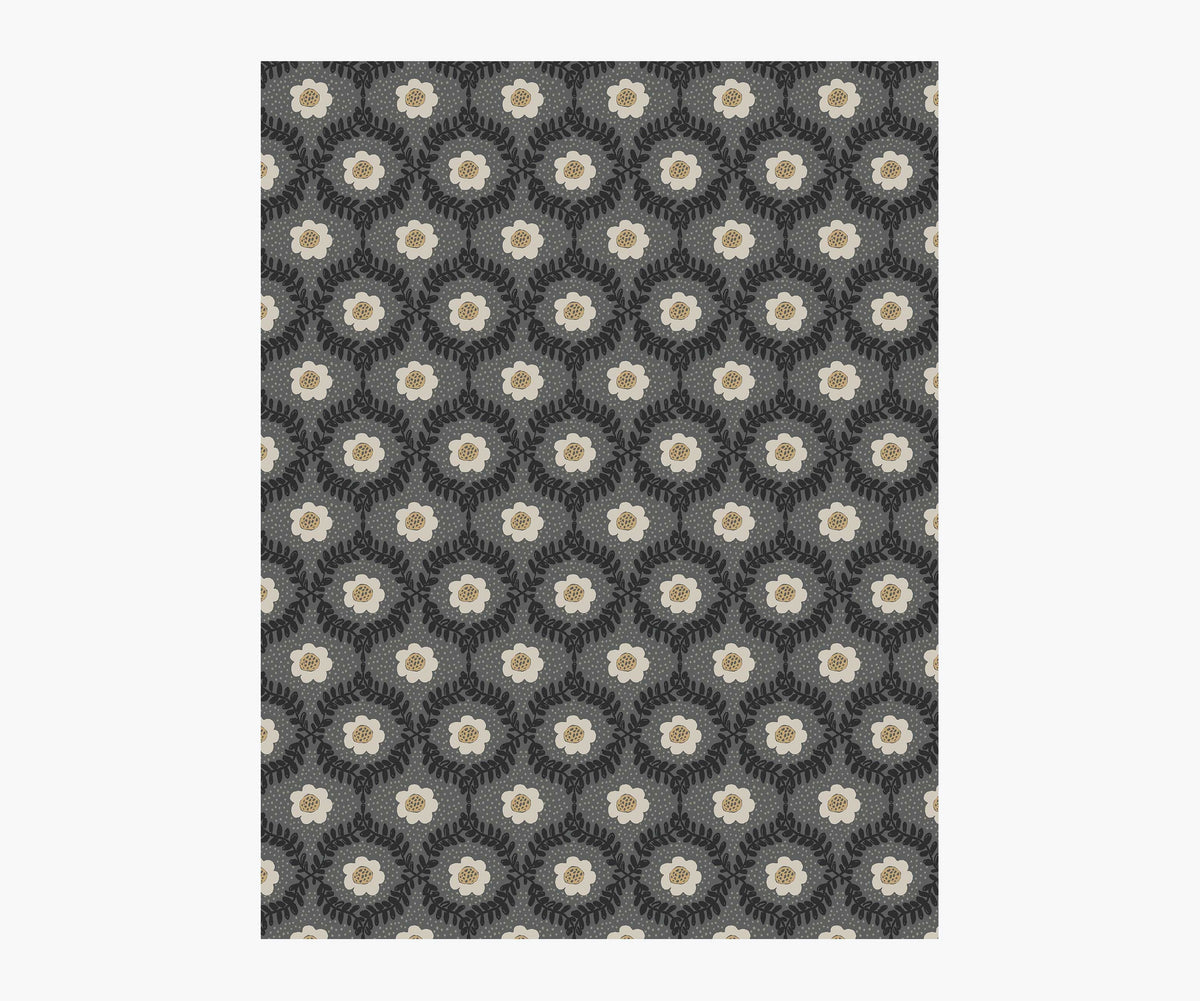 Tracy & Co Emma Wallpaper Sample - Black