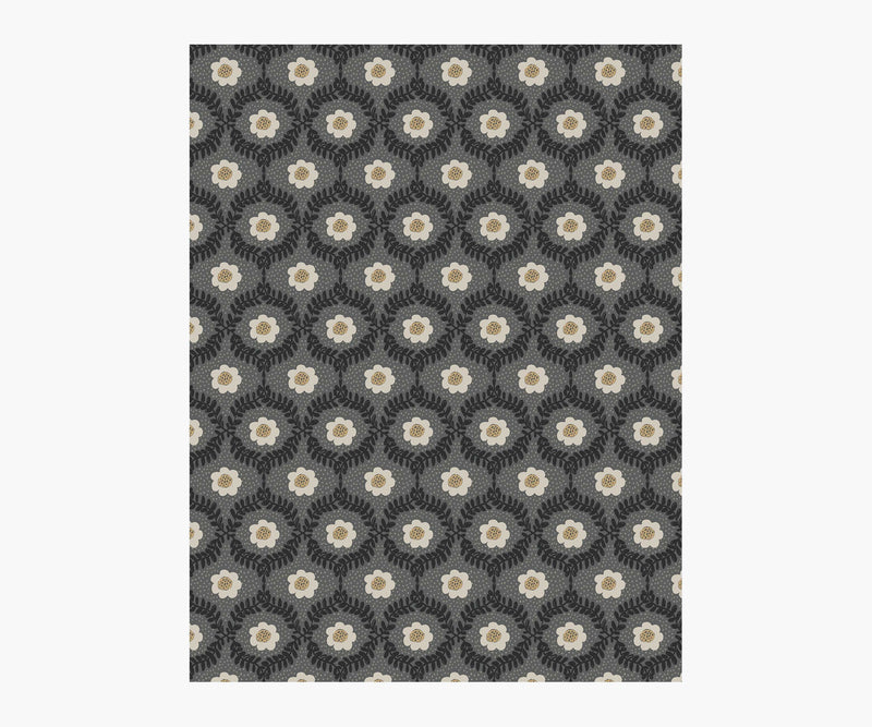 Tracy & Co Emma Wallpaper Sample - Black