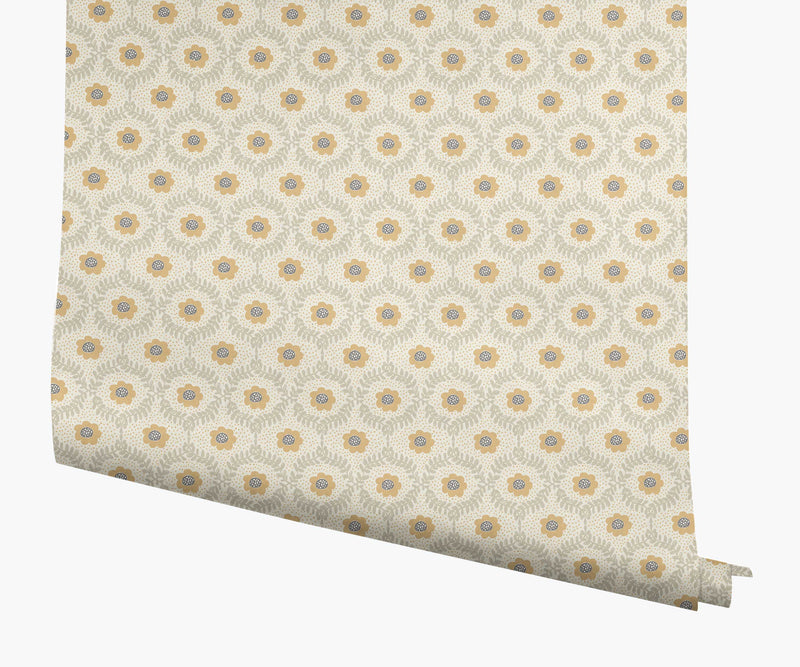 Tracy & Co Emma Wallpaper - Linen