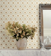 Tracy & Co Emma Wallpaper - Linen