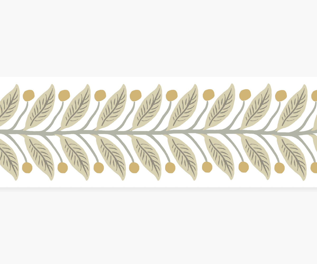 Tracy & Co Garden Trim Wallpaper - Linen