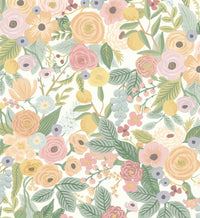 Tracy & Co Garden Party Peel & Stick Wallpaper - Pastel Multi
