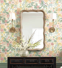 Tracy & Co Garden Party Peel & Stick Wallpaper - Pastel Multi