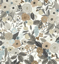 Tracy & Co Garden Party Peel & Stick Wallpaper - Linen Multi