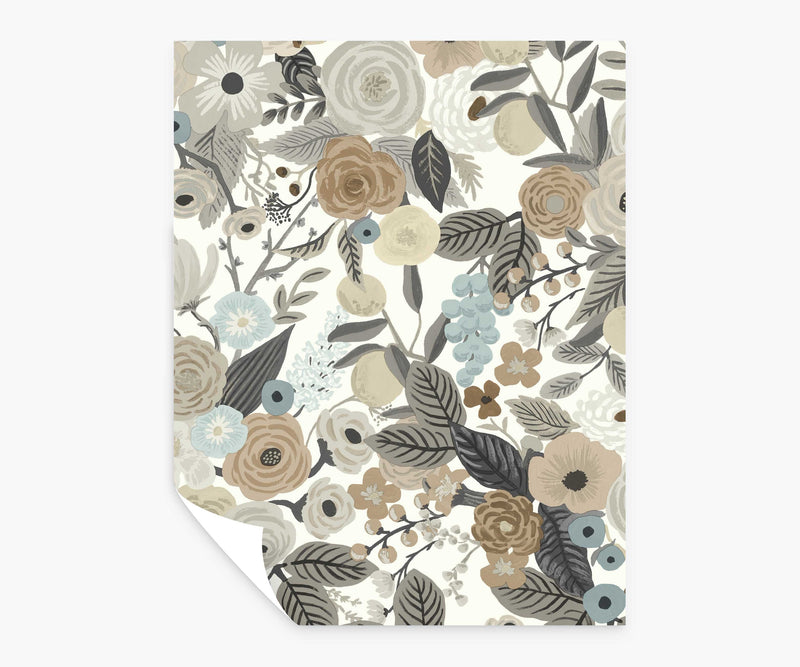 Tracy & Co Garden Party Peel & Stick Wallpaper Sample - Linen Multi