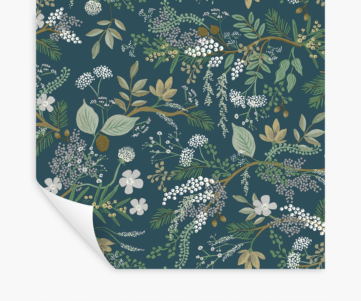 Tracy & Co Juniper Forest Peel & Stick Wallpaper - Evergreen