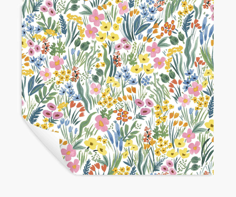 Tracy & Co Lea Peel & Stick Wallpaper - White