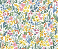 Tracy & Co Lea Peel & Stick Wallpaper - White