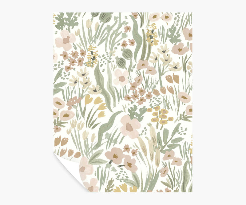 Tracy & Co Lea Peel & Stick Wallpaper Sample - Blush