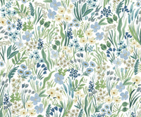 Tracy & Co Lea Peel & Stick Wallpaper - Indigo
