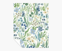 Tracy & Co Lea Peel & Stick Wallpaper Sample - Indigo