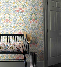 Tracy & Co Bramble Garden Peel & Stick Wallpaper - Pastel Multi