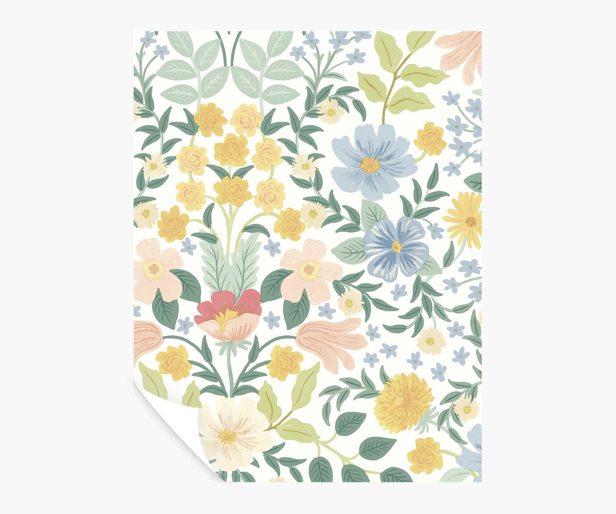 Tracy & Co Bramble Garden Peel & Stick Wallpaper Sample - Pastel Multi