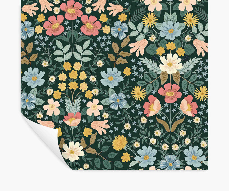 Tracy & Co Bramble Garden Peel & Stick Wallpaper - Emerald