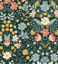 Tracy & Co Bramble Garden Peel & Stick Wallpaper - Emerald
