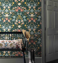 Tracy & Co Bramble Garden Peel & Stick Wallpaper - Emerald