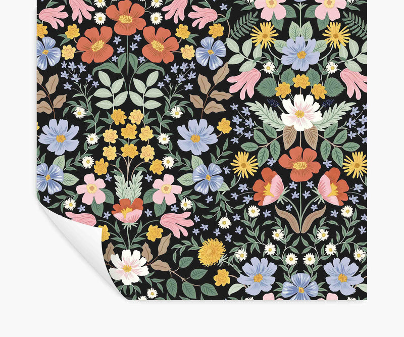 Tracy & Co Bramble Garden Peel & Stick Wallpaper - Black
