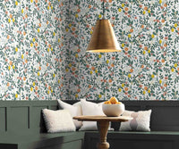 Tracy & Co Citrus Grove Peel & Stick Wallpaper Sample - White