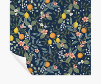 Tracy & Co Citrus Grove Peel & Stick Wallpaper - Navy
