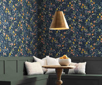 Tracy & Co Citrus Grove Peel & Stick Wallpaper Sample - Navy
