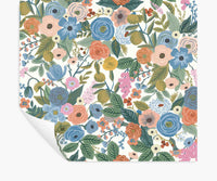 Tracy & Co Garden Party Peel & Stick Wallpaper - Cobalt Multi