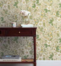 Tracy & Co Colette Peel & Stick Wallpaper - Linen