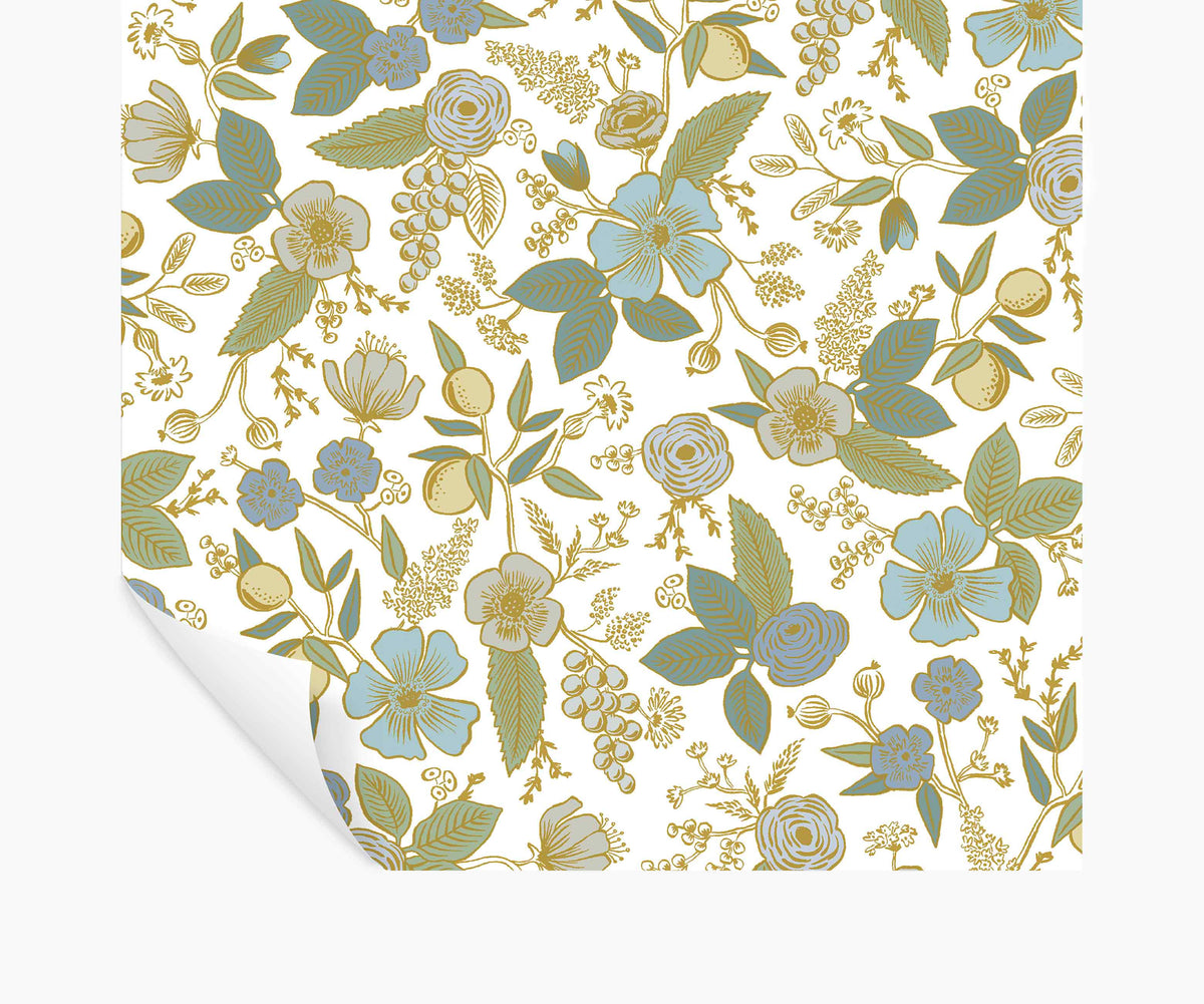 Tracy & Co Colette Peel & Stick Wallpaper - Blue Multi