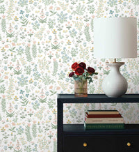 Tracy & Co Menagerie Garden Peel & Stick Wallpaper - Blush Multi