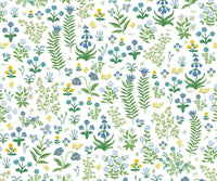 Tracy & Co Menagerie Garden Peel & Stick Wallpaper - Blue Multi