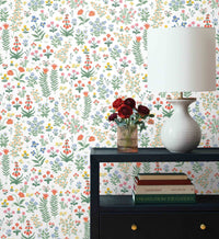 Tracy & Co Menagerie Garden Peel & Stick Wallpaper - Rose Multi