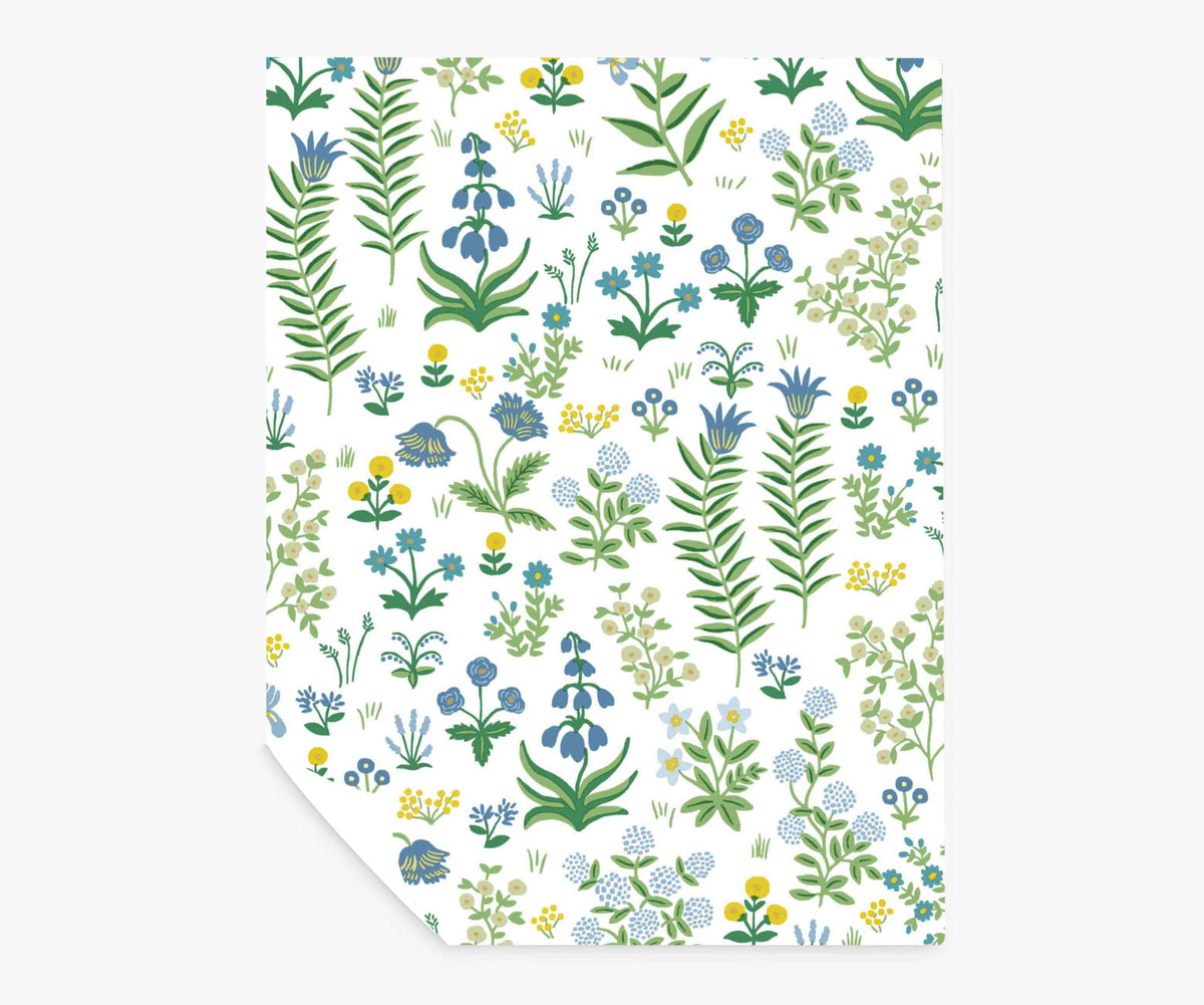 Tracy & Co Menagerie Garden Peel & Stick Wallpaper Sample - Blue Multi